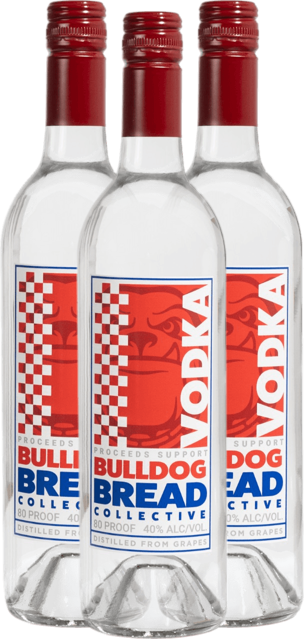 Bulldog Vodka Product Display
